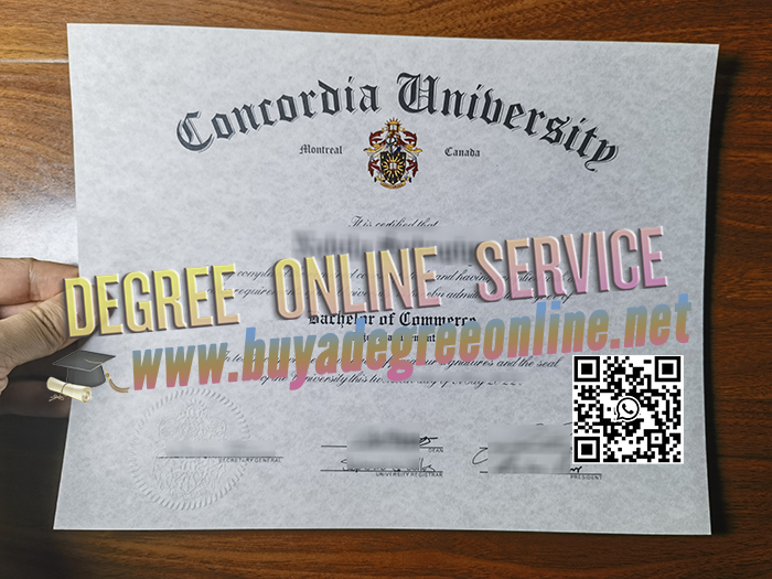 Concordia University diploma