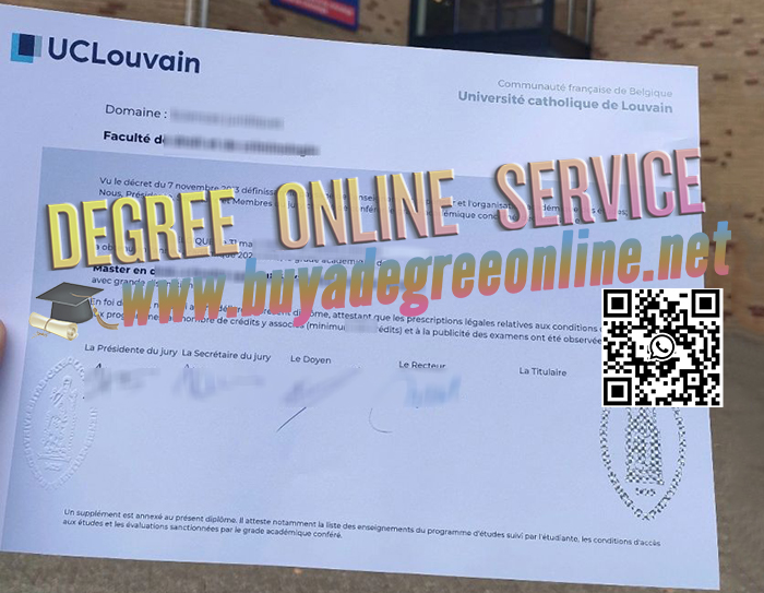 UCLouvain degree