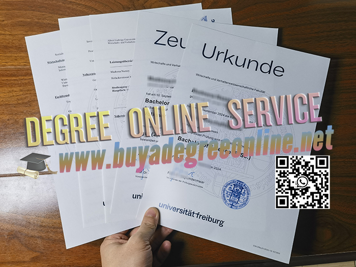 Universität Freiburg degree and transcript